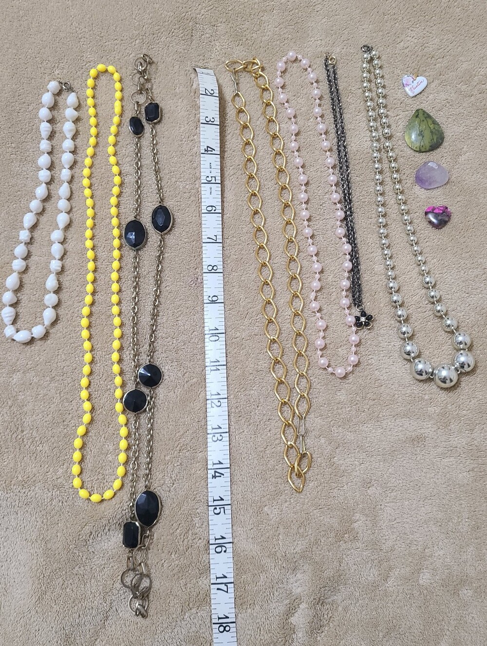 Assorted Women’s Necklaces & 4 DIY  Pendants